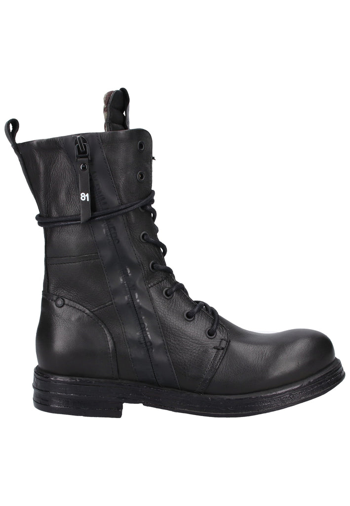 Replay Stiefelette Leder Schwarz