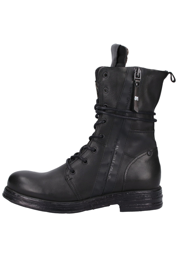 Replay Stiefelette Leder Schwarz
