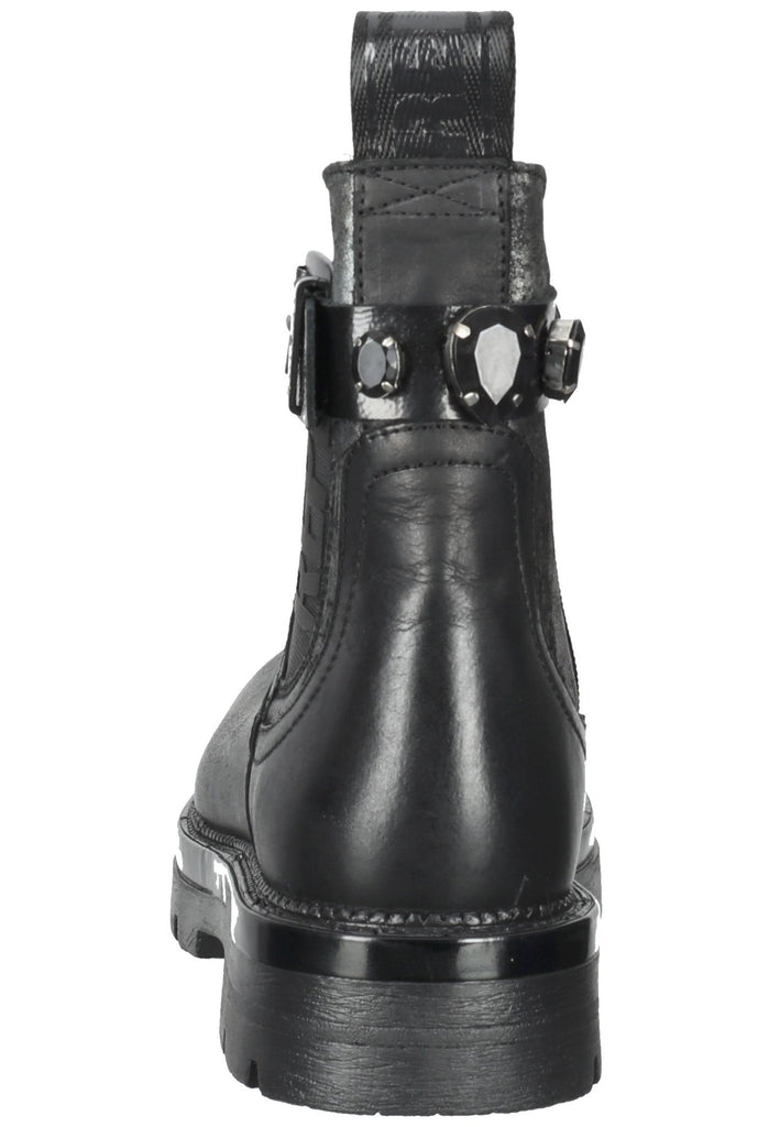 Replay Stiefelette Leder Schwarz