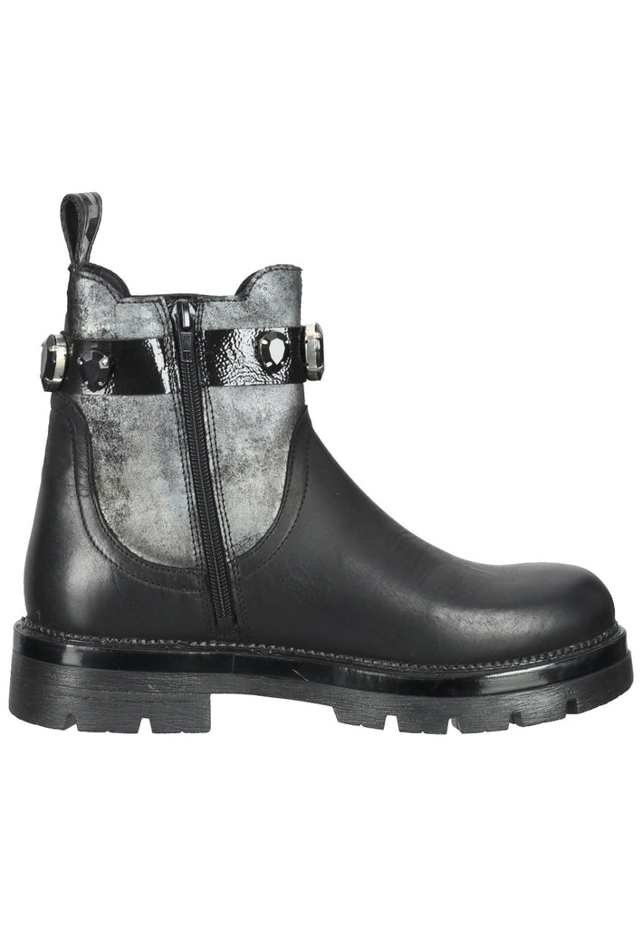 Replay Stiefelette Leder Schwarz