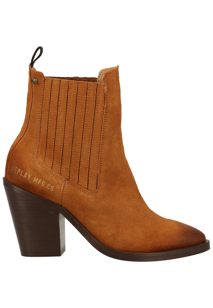 Replay Stiefelette Leder Tan