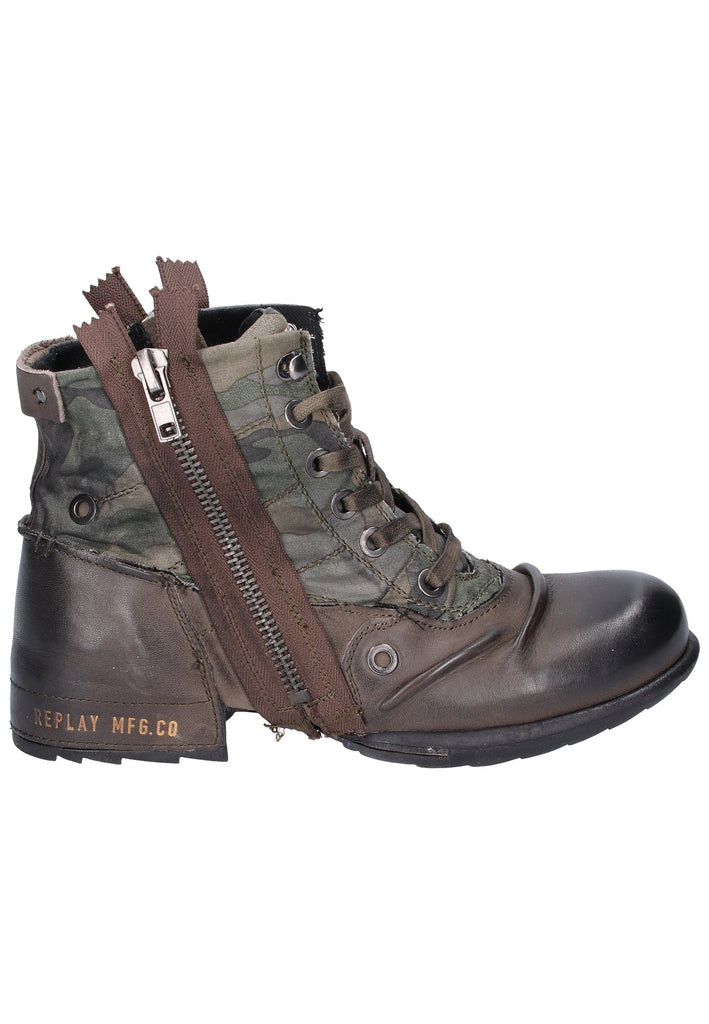 Replay Stiefelette Leder/Textil Multi