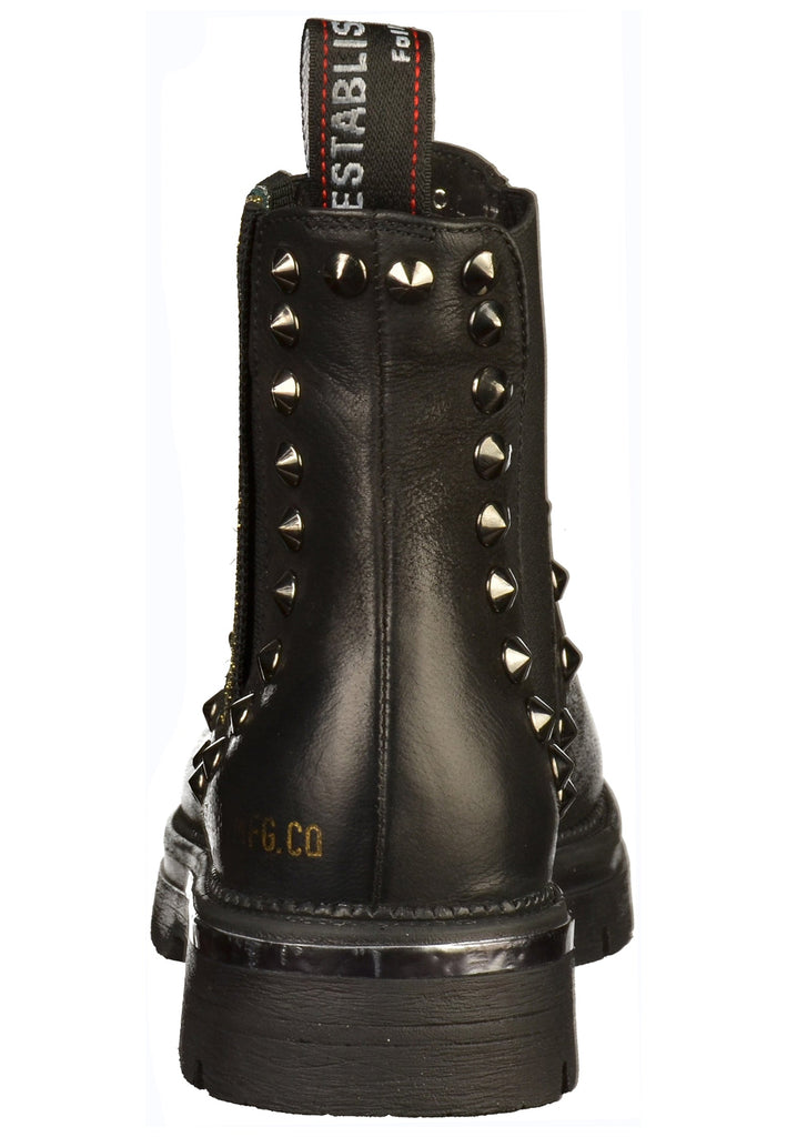 Replay Stiefelette Leder/Textil Schwarz