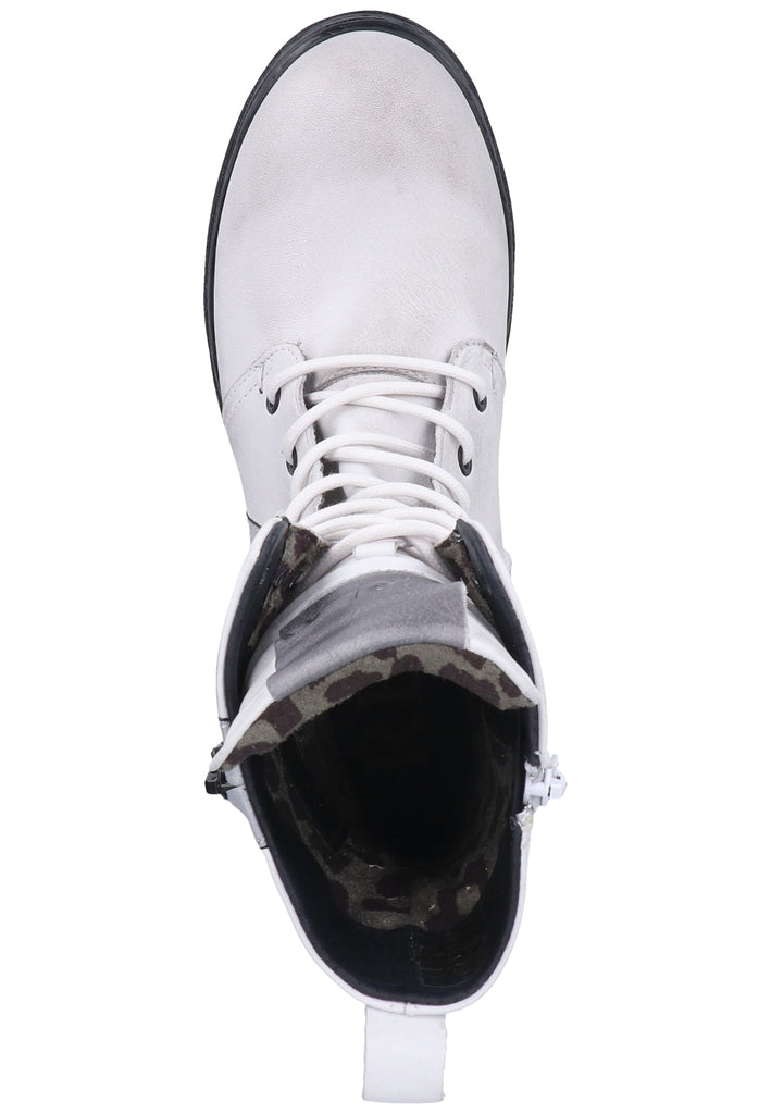 Replay Stiefelette Leder Weiß