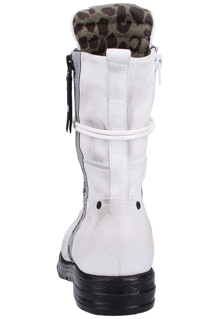 Replay Stiefelette Leder Weiß