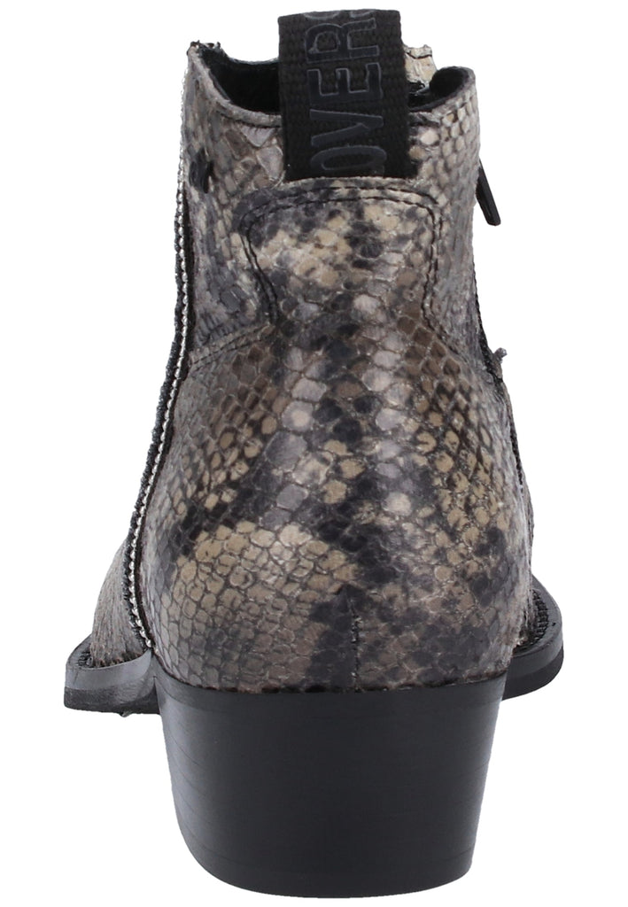 Replay Stiefelette Lederimitat Grau/Schwarz