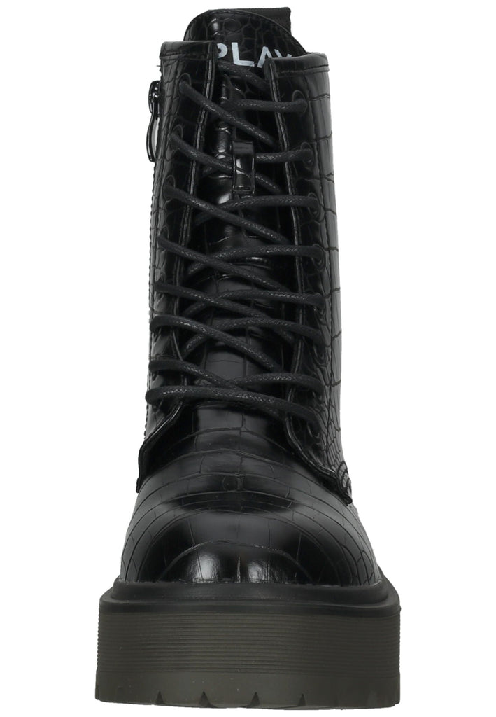 Replay Stiefelette Lederimitat Schwarz