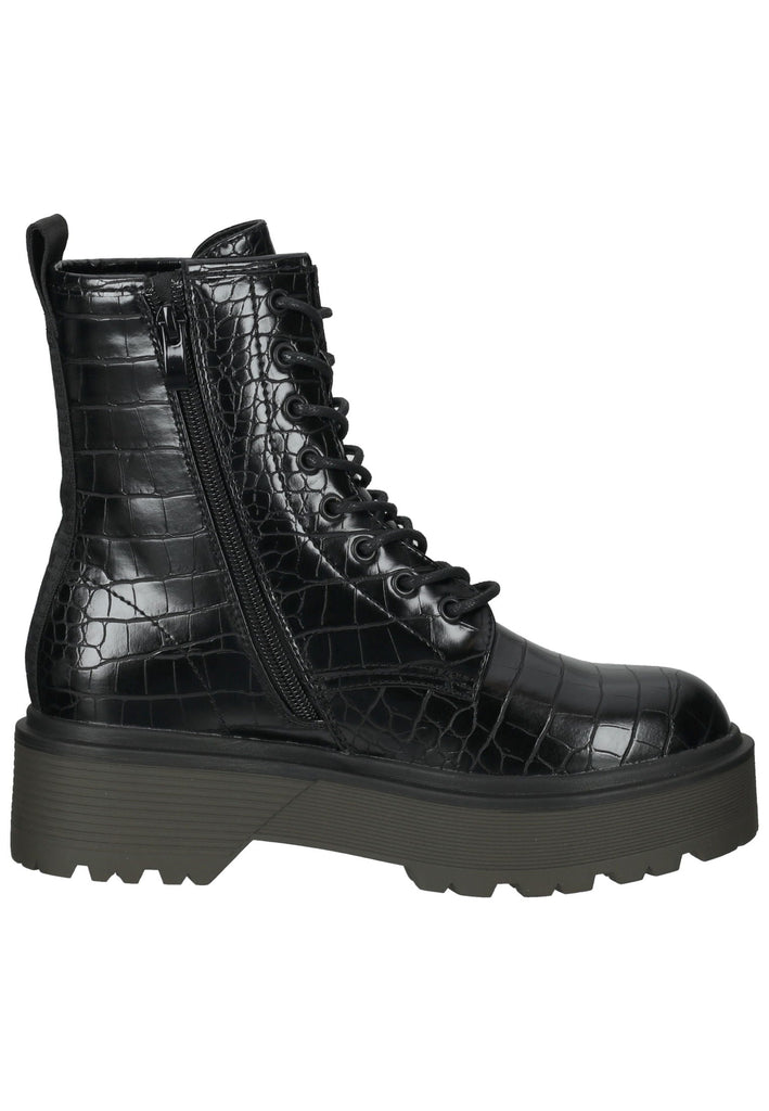 Replay Stiefelette Lederimitat Schwarz