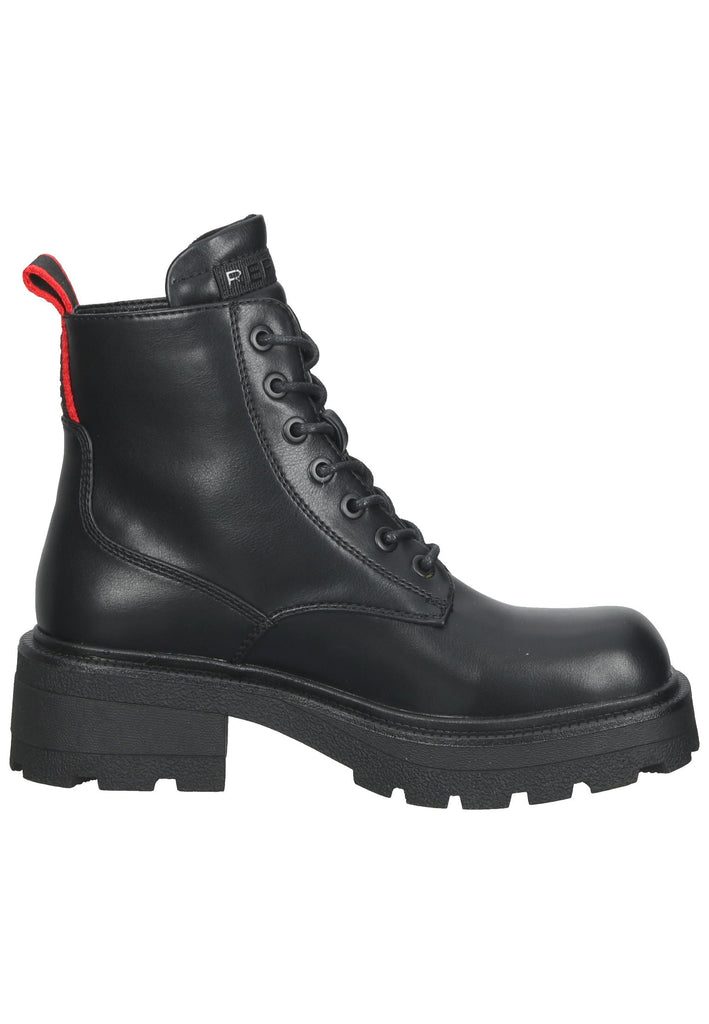 Replay Stiefelette Lederimitat Schwarz