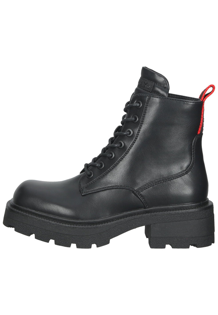 Replay Stiefelette Lederimitat Schwarz