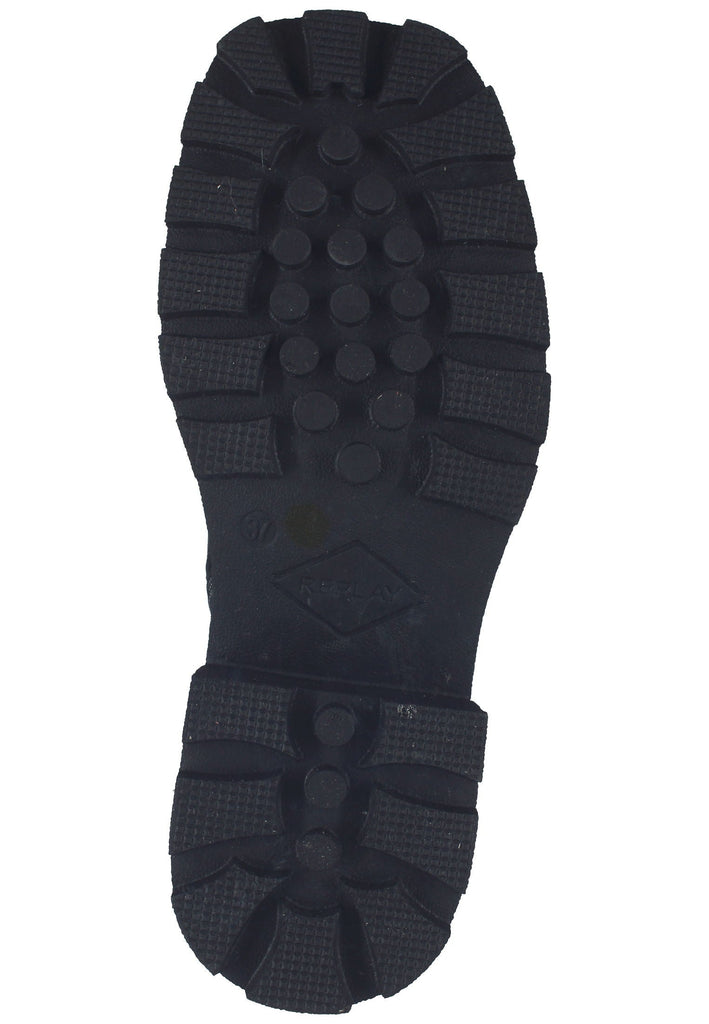 Replay Stiefelette Lederimitat Schwarz