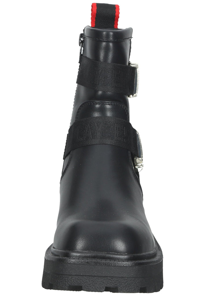 Replay Stiefelette Lederimitat Schwarz