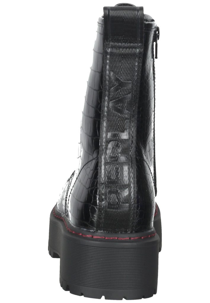 Replay Stiefelette Lederimitat Schwarz