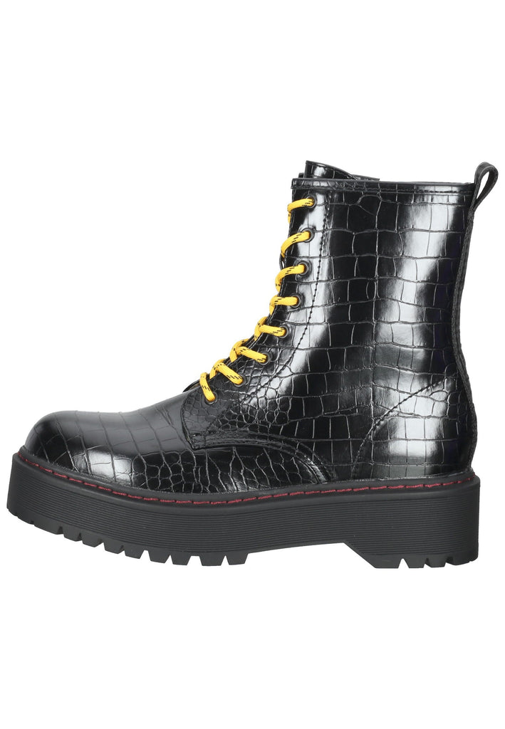 Replay Stiefelette Lederimitat Schwarz