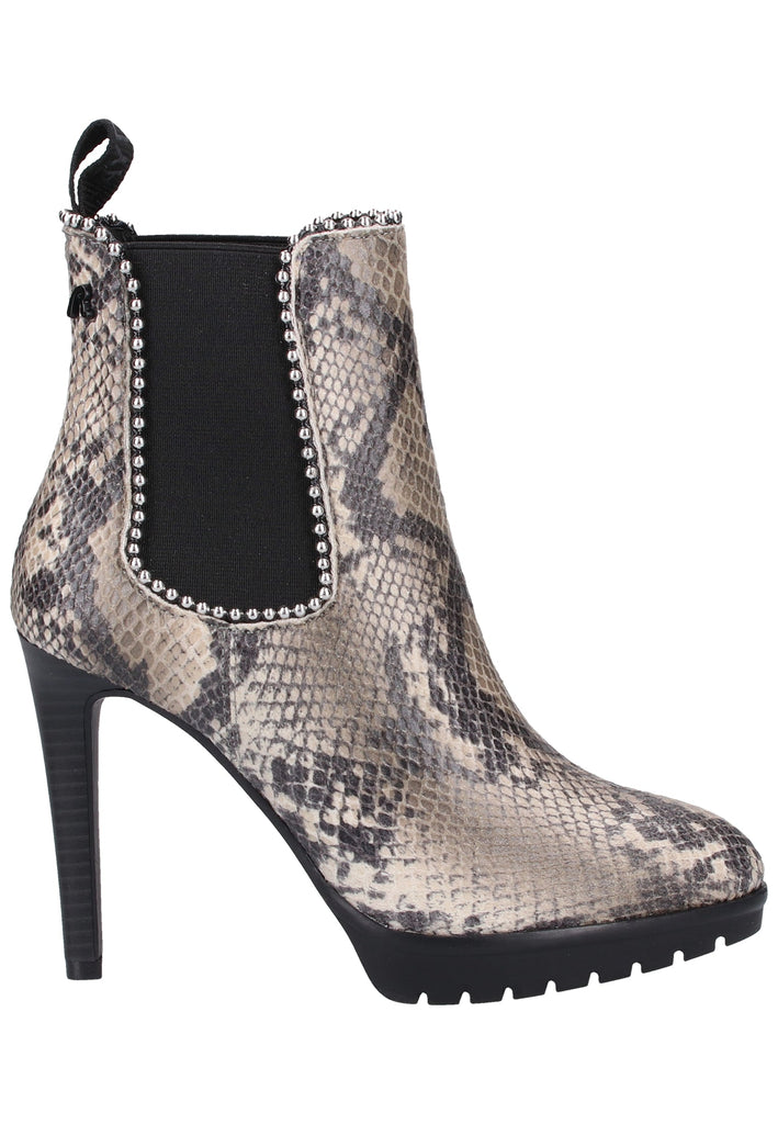 Replay Stiefelette Lederimitat/Textil Grau/Schwarz