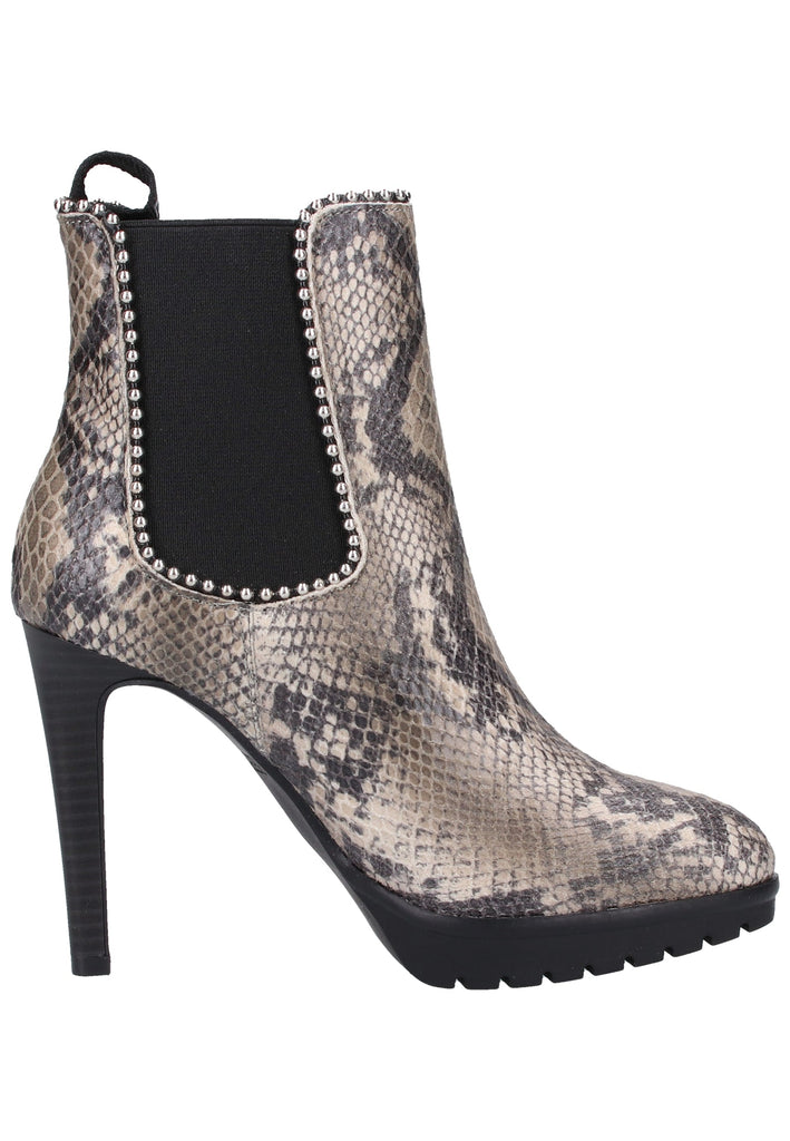 Replay Stiefelette Lederimitat/Textil Grau/Schwarz