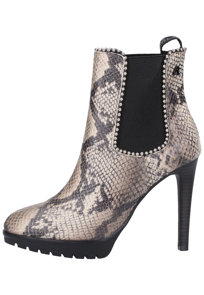 Replay Stiefelette Lederimitat/Textil Grau/Schwarz