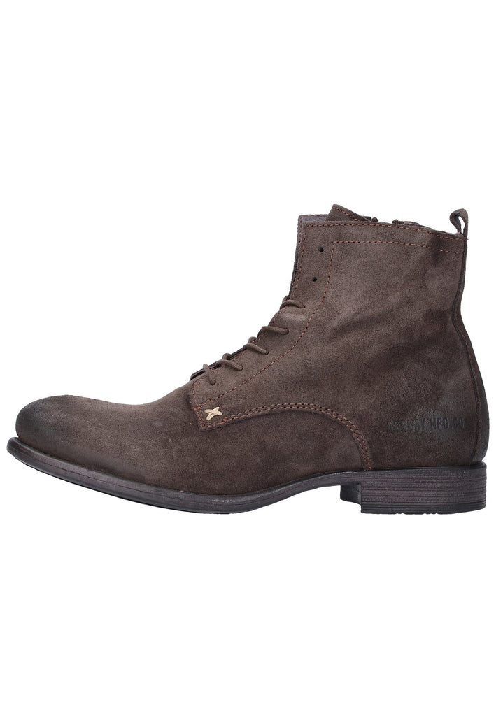Replay Stiefelette Veloursleder Dunkelbraun