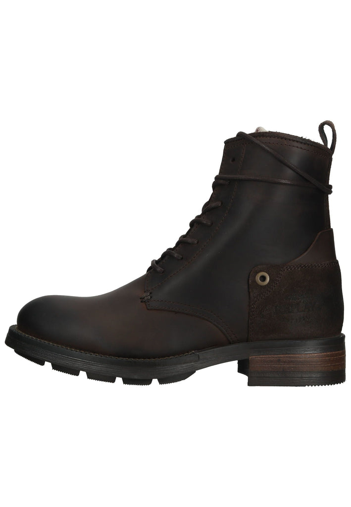 Stiefeletten Replay Stiefelette Leder Dunkelbraun