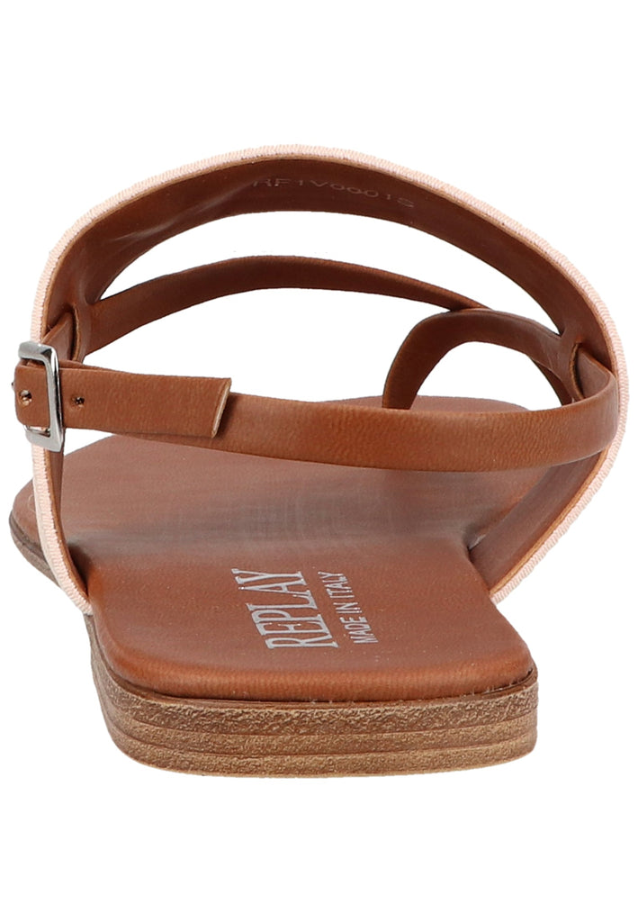 Replay Zehensteg Lederimitat/Textil Pink