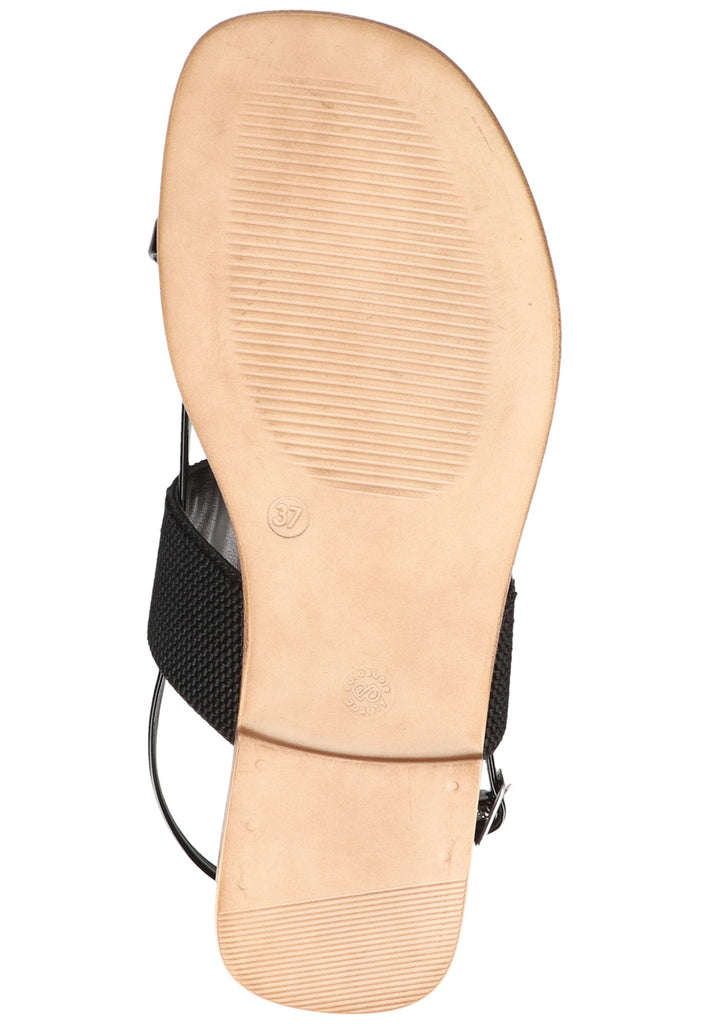 Replay Zehensteg Lederimitat/Textil Schwarz