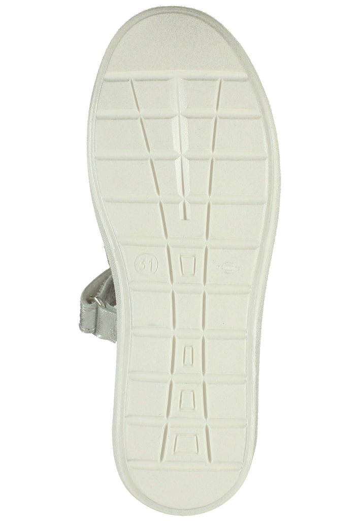 Richter Ballerinas Textil Weiß/Silber