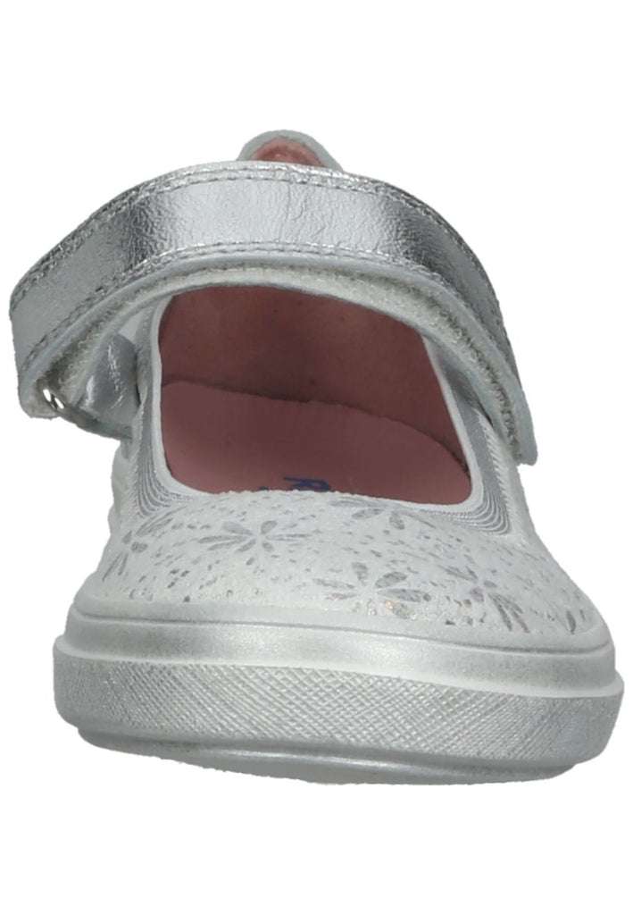 Richter Ballerinas Textil Weiß/Silber