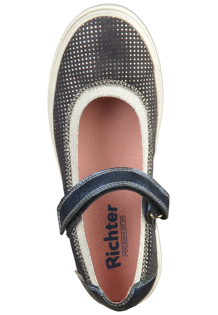 Richter Ballerinas Veloursleder Atlantic