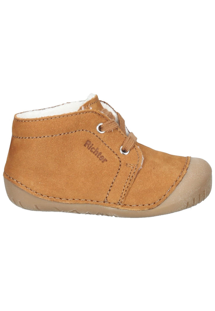 Richter Halbschuhe Leder Cognac Warmfutter