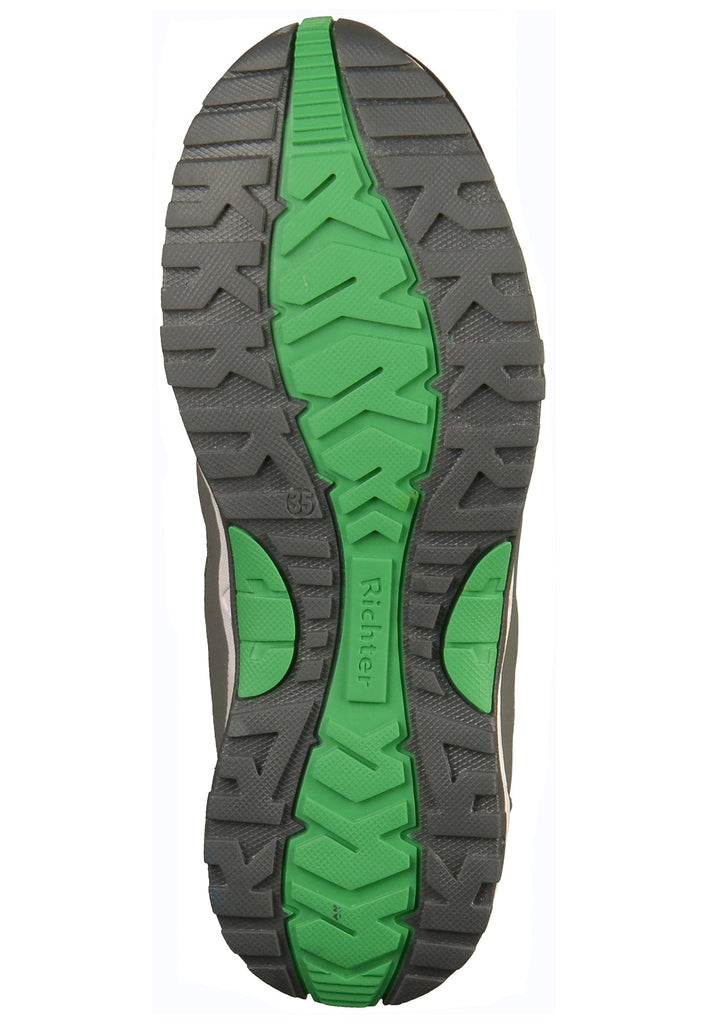 Richter Halbschuhe Lederimitat/Textil Grau