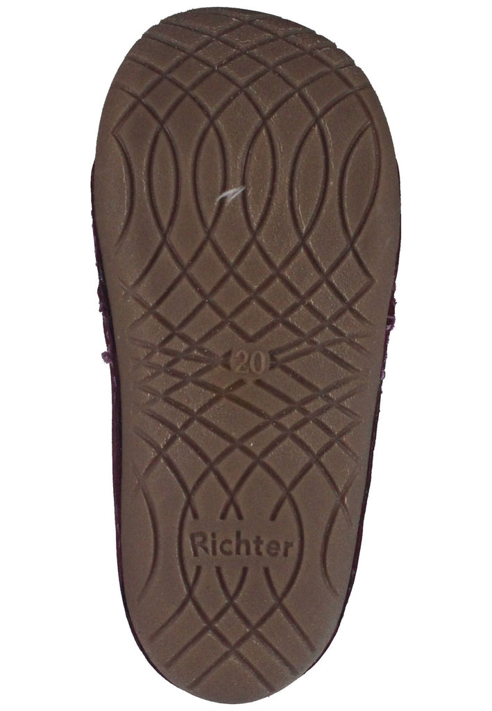 Richter Halbschuhe Nubukleder Burgund Warmfutter