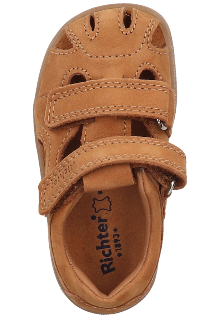 Richter Halbschuhe Nubukleder Cognac