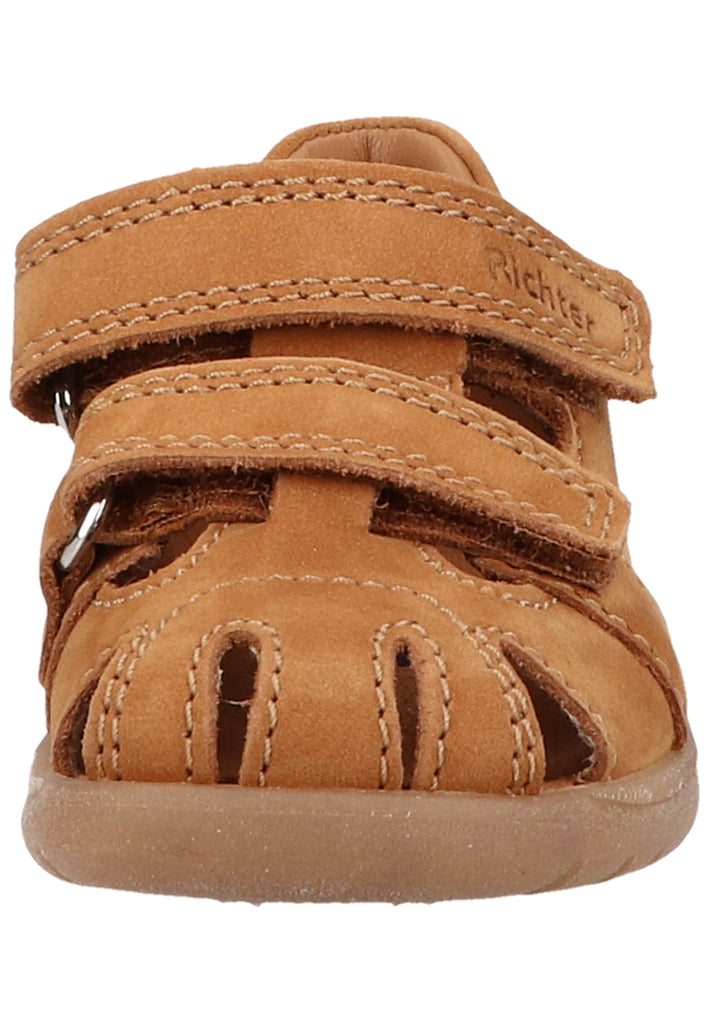 Richter Halbschuhe Nubukleder Cognac