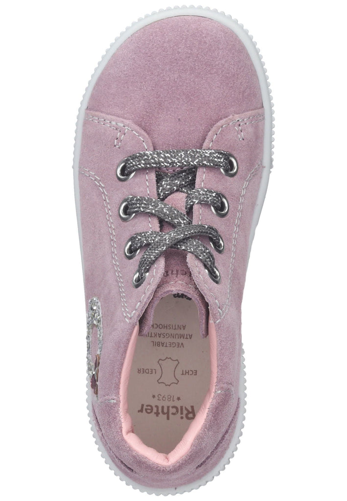 Richter Halbschuhe Veloursleder Rosa