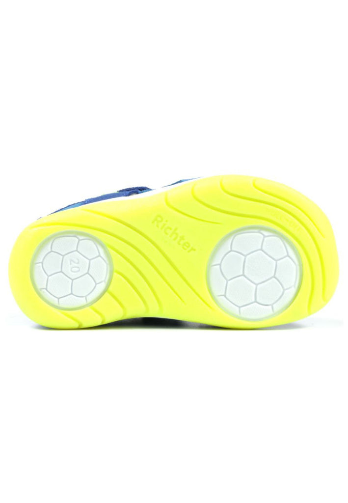 Richter Halbschuhe Veloursleder/Textil Blau