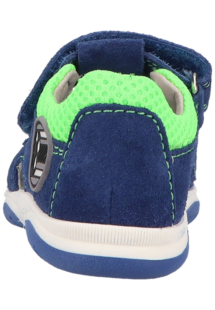 Richter Halbschuhe Veloursleder/Textil Blau/Grün