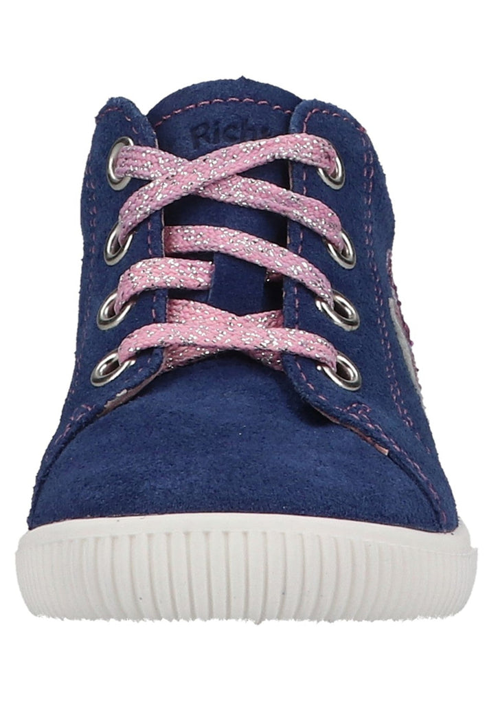 Richter Halbschuhe Veloursleder/Textil Blau/Pink