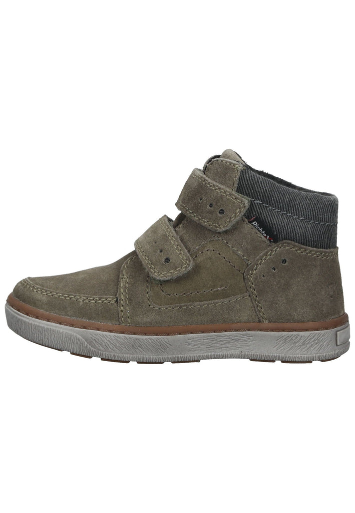 Richter Halbschuhe Veloursleder/Textil Braun/Grün Warmfutter