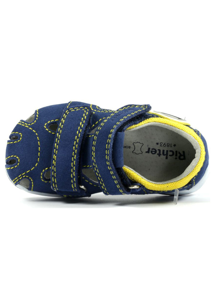 Richter Halbschuhe Veloursleder/Textil Dunkelblau