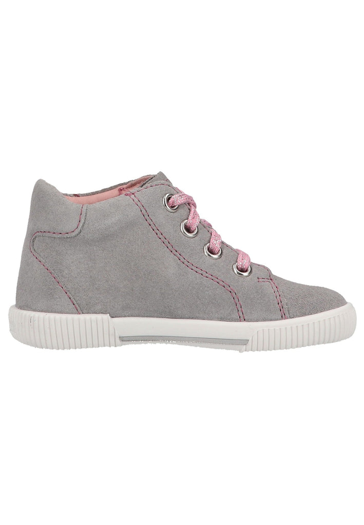 Richter Halbschuhe Veloursleder/Textil Grau/Rosa