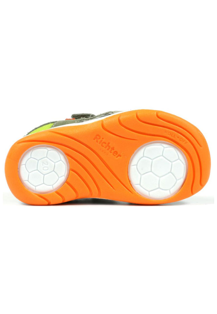 Richter Halbschuhe Veloursleder/Textil Grün