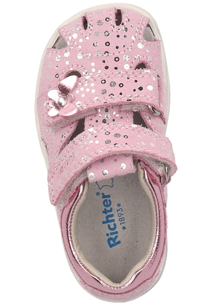 Richter Halbschuhe Veloursleder/Textil Rosa