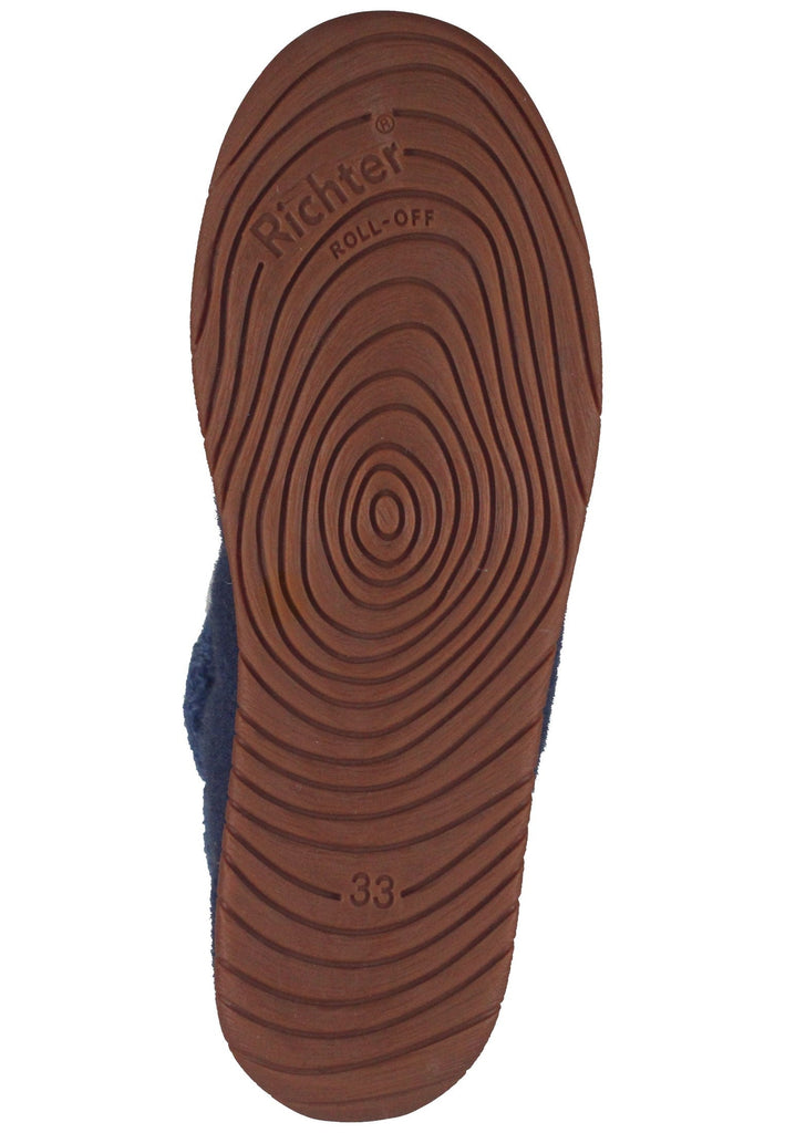 Richter Hausschuhe Filz Blau