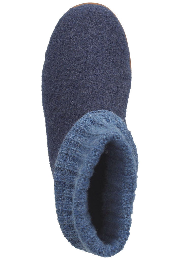 Richter Hausschuhe Filz Blau