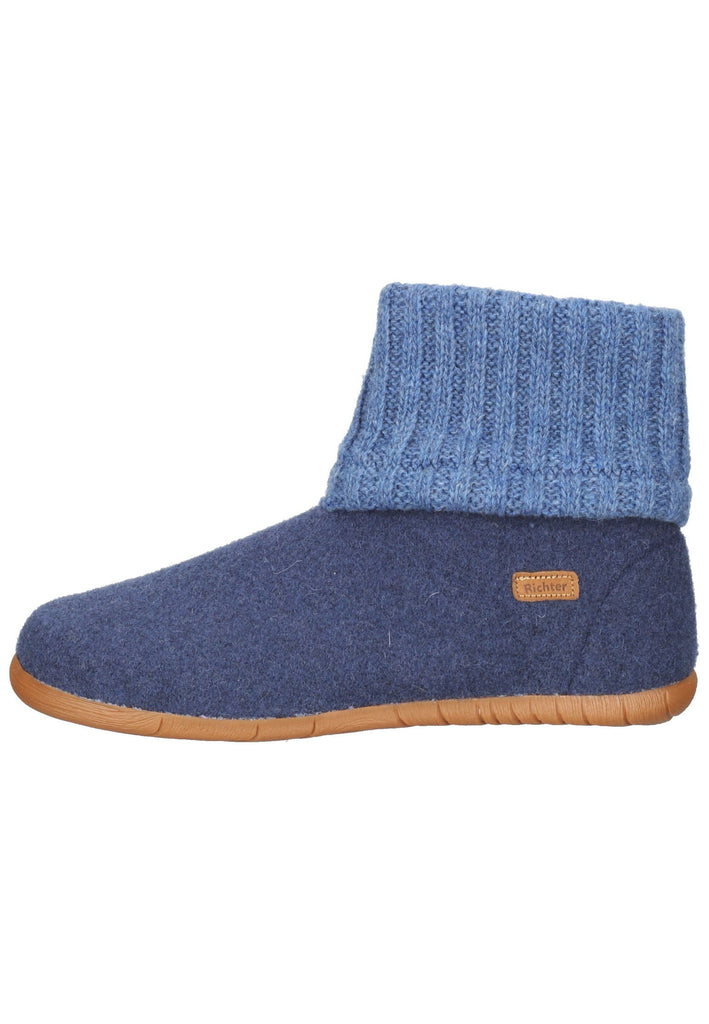 Richter Hausschuhe Filz Blau
