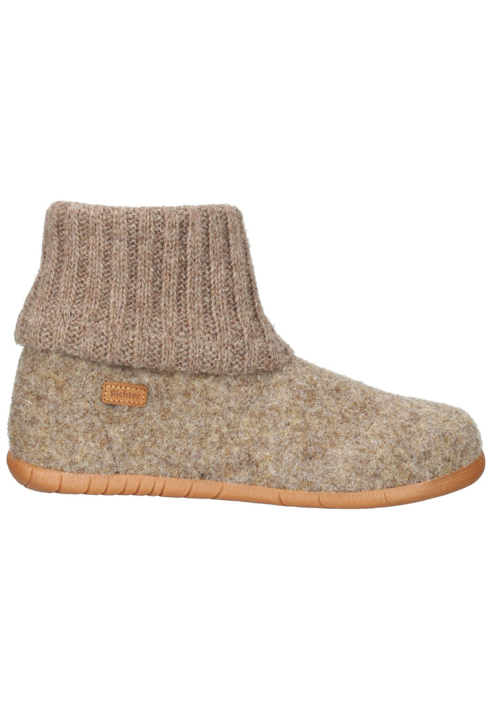 Richter Hausschuhe Filz Chestnut
