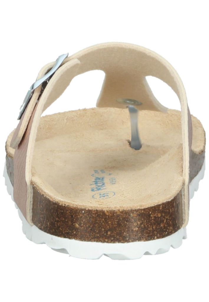 Richter Pantoletten Lederimitat Hellrosa