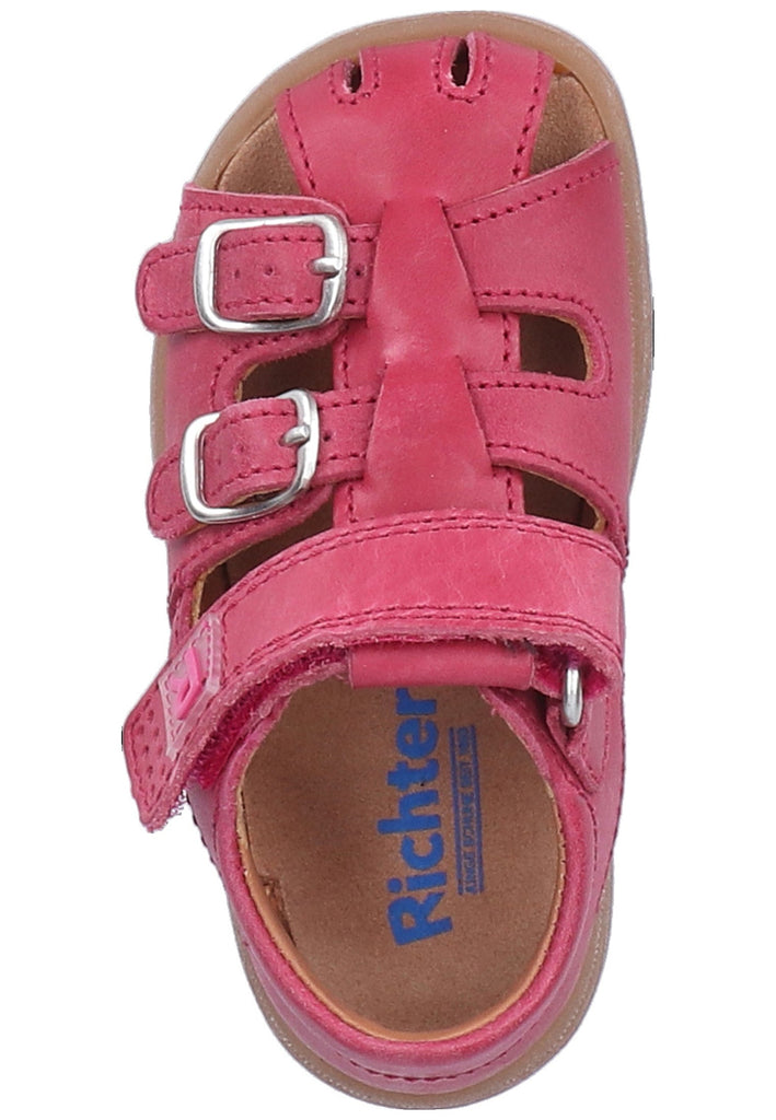 Richter Sandalen Glattleder Fuchsia
