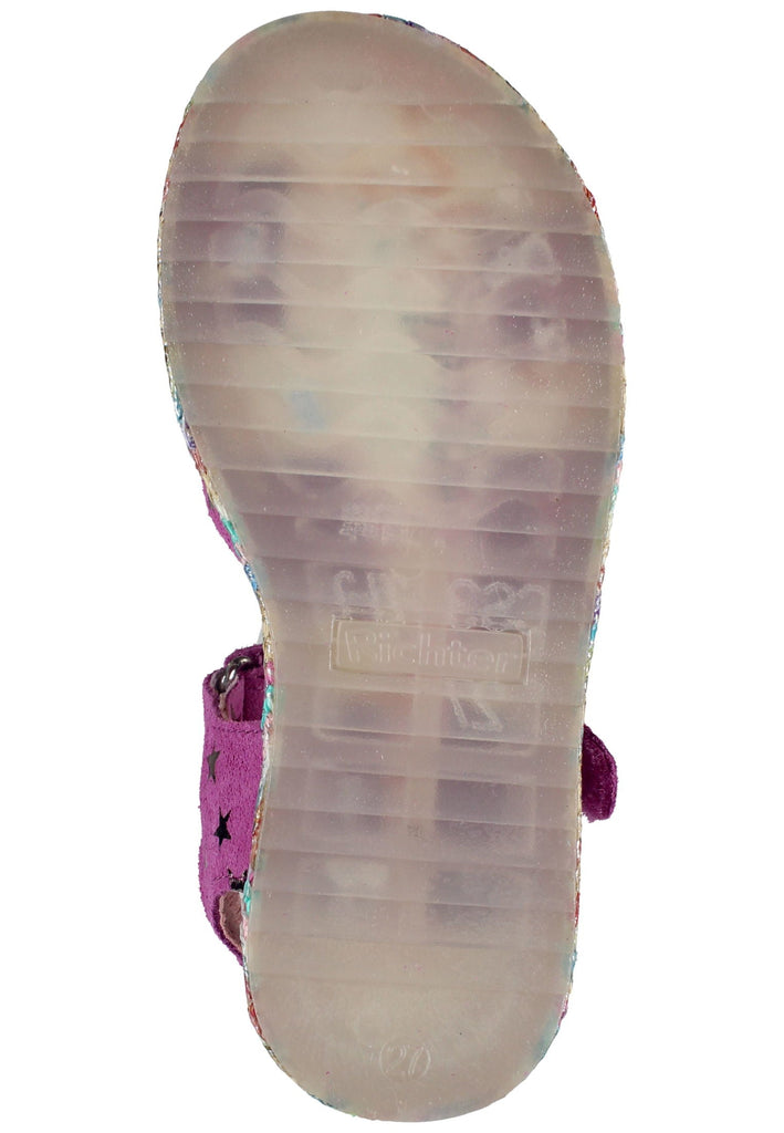 Richter Sandalen Leder Dunkelrosa