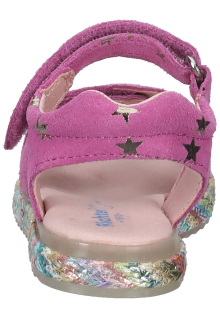 Richter Sandalen Leder Dunkelrosa